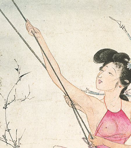 清流-胡也佛的仕女画和最知名的金瓶梅秘戏图